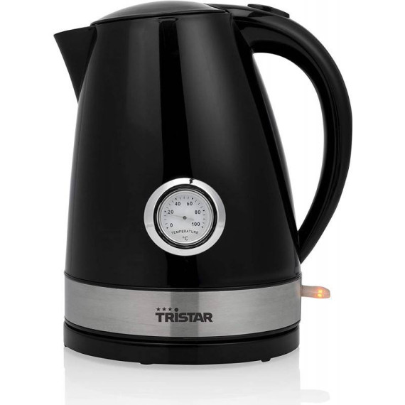 Bouilloire Rétro Sans Fil Tristar 2200W 1.7L Noir