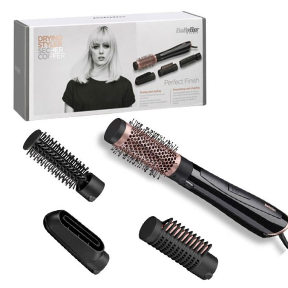 Brosse Soufflante BabyLiss Perfect Finish 1000W Noir (AS126E) BABYLISS