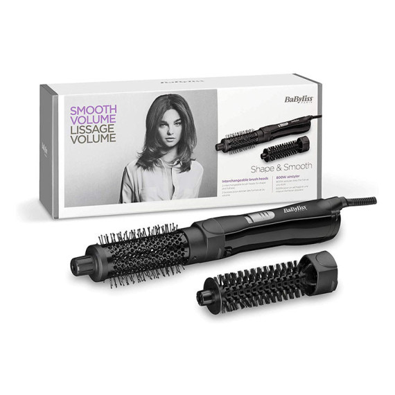 Brosse Soufflante Babyliss Shape & Smooth 800W Noir (AS82E)  BABYLISS