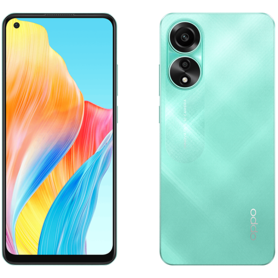 Smartphone Oppo A78 / 4G / 8 Go / 256 Go / AQUA VERT + Un Abonnement Offert