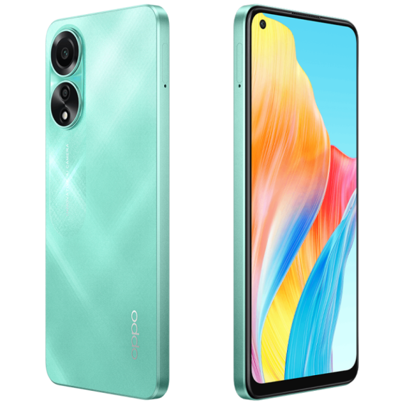 Smartphone Oppo A78 / 4G / 8 Go / 256 Go / AQUA VERT + Un Abonnement Offert