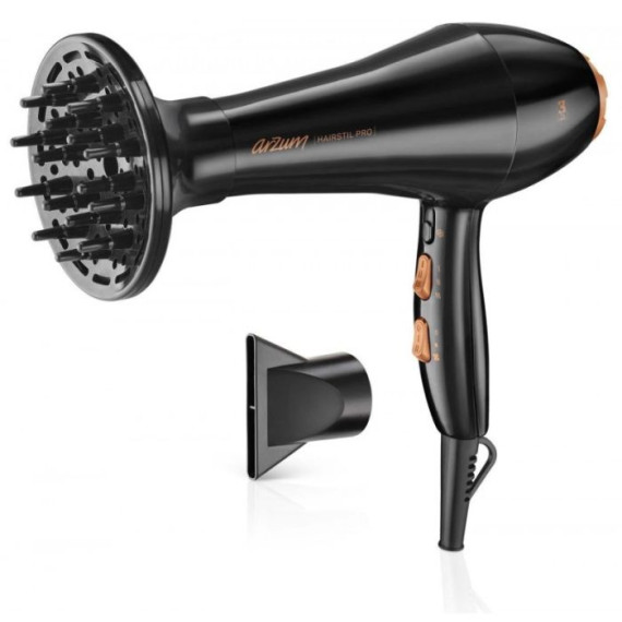 Sèche Cheveux ARZUM AR5009 Hairstil Pro 2200W - Noir