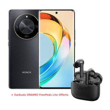 Smartphone Honor X9B 5G / 12 Go / 256 Go / Noir + AirPods Oraimo OTW-330-LB Offerts