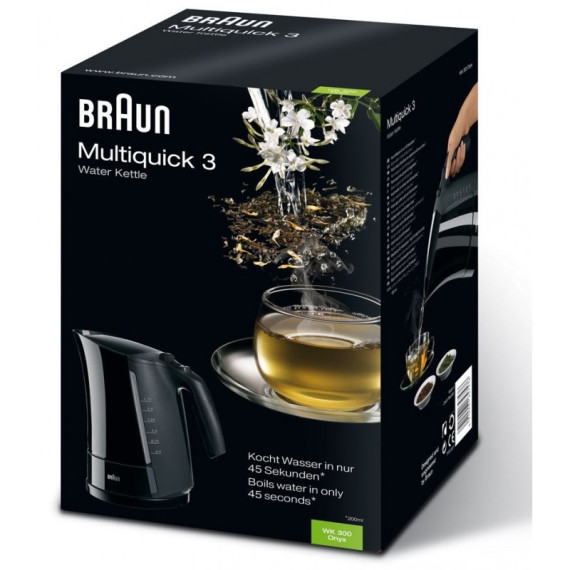 Bouilloire électrique Braun Multiquick 3 2200 W - Noir