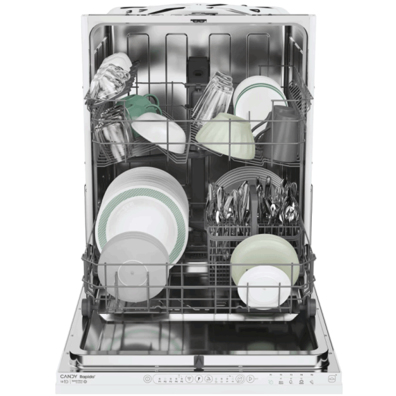 LAVE VAISSELLE CANDY ENCASTRABLE 13 Couverts - Blanc