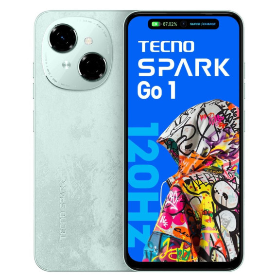 Smartphone Tecno SPARK Go 1 4G / 4 Go / 128 Go / Vert