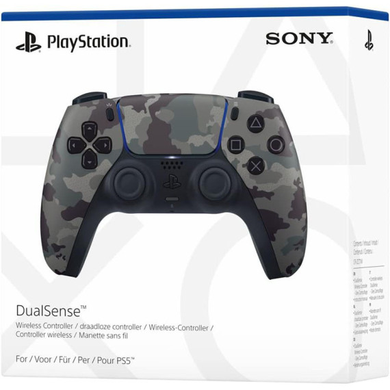 Manette sans fil DualSense pour PS5 Gris camouflage SONY