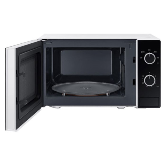 Micro-Onde Samsung Solo MWO avec porte en verre plein 700W - Blanc