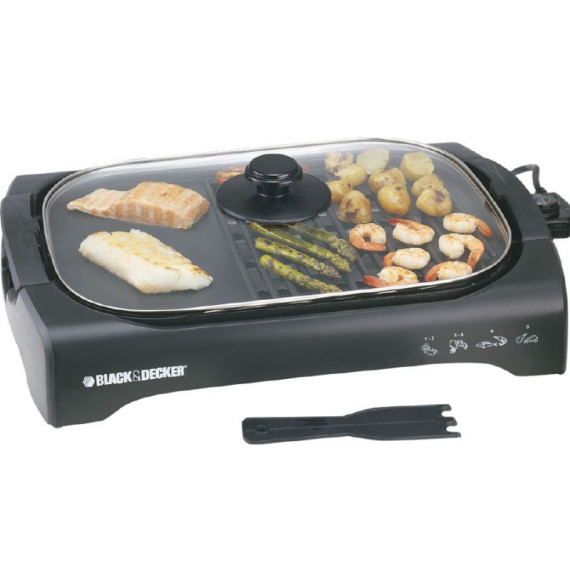 Barbecue avec couvercle Black + Decker LGM70