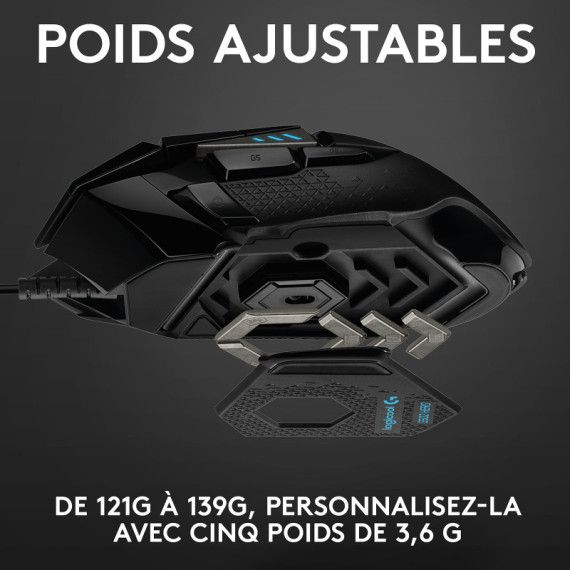 Souris filaire Gaming Logitech G502 Hero