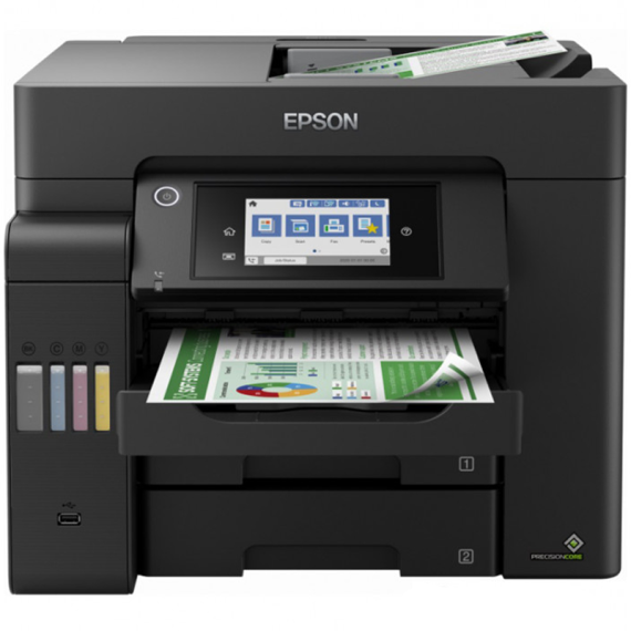 Imprimante à réservoir intégré Multifonctions 4 en 1 Epson EcoTank L6550 + 4 Bouteilles d'encre Incluses