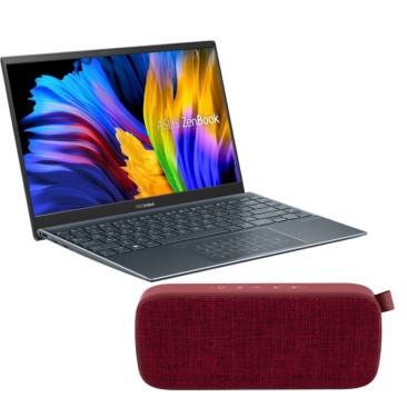 Pc Portable Asus Zenbook 14 UM425QA, Ryzen 7 + Enceinte Bluetooth Fabric Box 3+