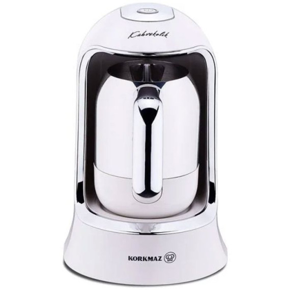 Cafetière Électrique Turc KORKMAZ Vanille 400W - Blanc