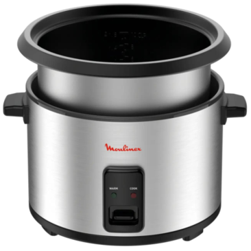 Cuiseur a Riz MOULINEX MK123D10 1.8 Litres Chrome 700 Wattes