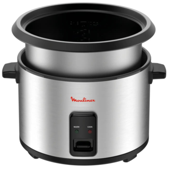 Cuiseur a Riz MOULINEX MK123D10 1.8 Litres Chrome 700 Wattes