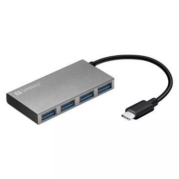 HUB SANDBERG USB-C To (4 Ports USB 3.0)