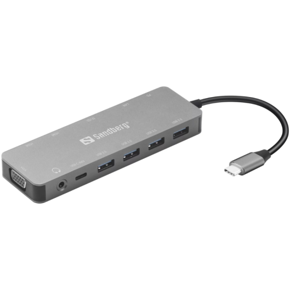 Station d'accueil Sandberg USB-C 13 en 1