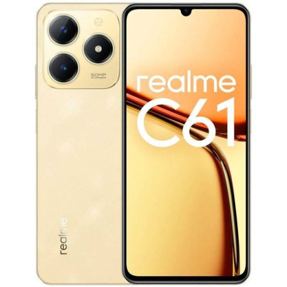 Smartphone REALME C61 8Go 256Go - Or scintillant