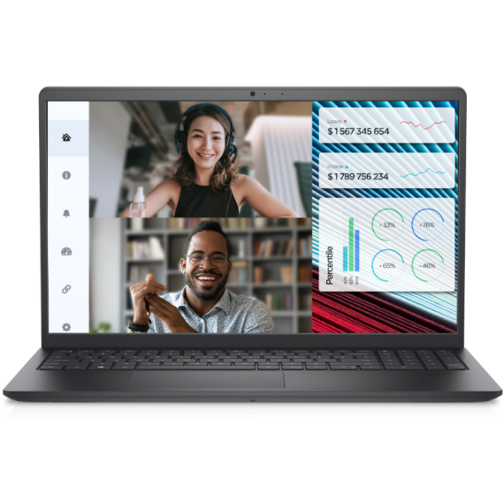 Pc Portable DELL Vostro 3520 / i3-1215U / 16 Go / 512 Go SSD / Noir Avec SACOCHE Offert