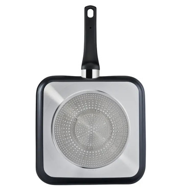 Poêle TEFAL Grille 26x26cm G2844032 - antiadhésif - Noir
