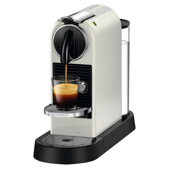Machine à café Nespresso CitiZ D113 - Blanc + 10 Capsules Nespresso Offertes