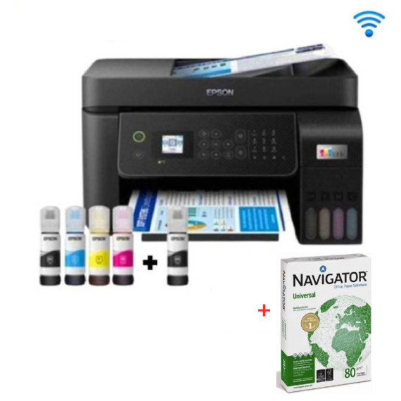 Imprimante Epson EcoTank L5290 Multifonction 4en1 à réservoir intégre / Couleur / A4 / WiFi