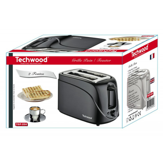 Grille Pain Techwood TGP-106 700W - Noir