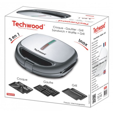 Appareil de Cuisson 3EN1 TECHWOOD TGCI-836 800W - Inox