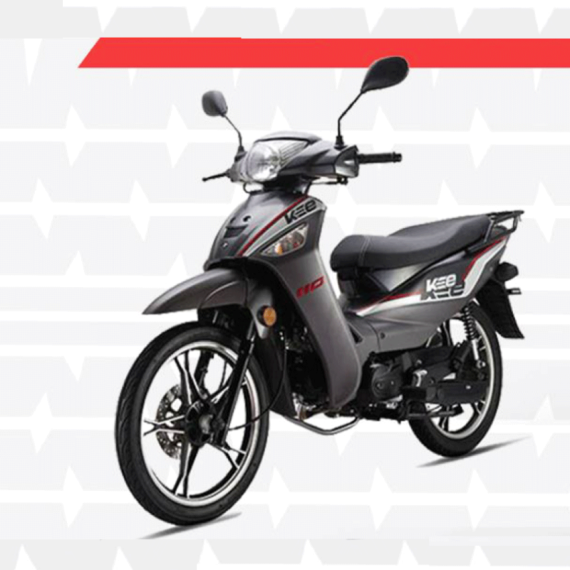 Motocycle ZIMOTA KEE 109 CC 4 Temps - Noir