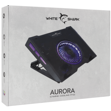 ventilateurs RGB White Shark COOLING PAD GCP-13 AURORA 5