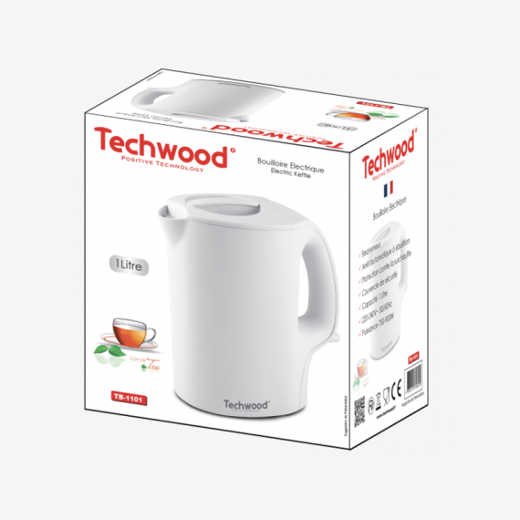 Bouilloire Techwood TB-1101 Blanc