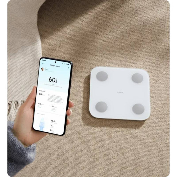 Pèse Personne Xiaomi Body Composition Scale S400 Blanc – 50966
