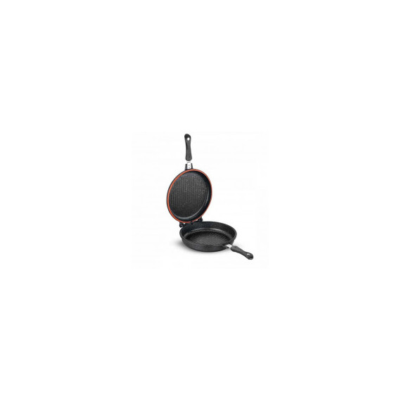 Poêle Grill Ronde Korkmaz 28 cm Noir