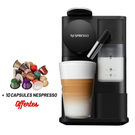 copy of Machine à Café NESPRESSO Lattissima One 1 Litre / 1400 W / Blanc + 10 Capsules Nespresso Offertes