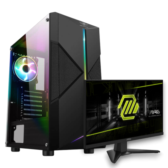 Boitier Spirit of Gamer CLONE 3, Moyen tour, ATX, Noir + IIYAMA ECRAN PROLITE XUB2493HS 24"