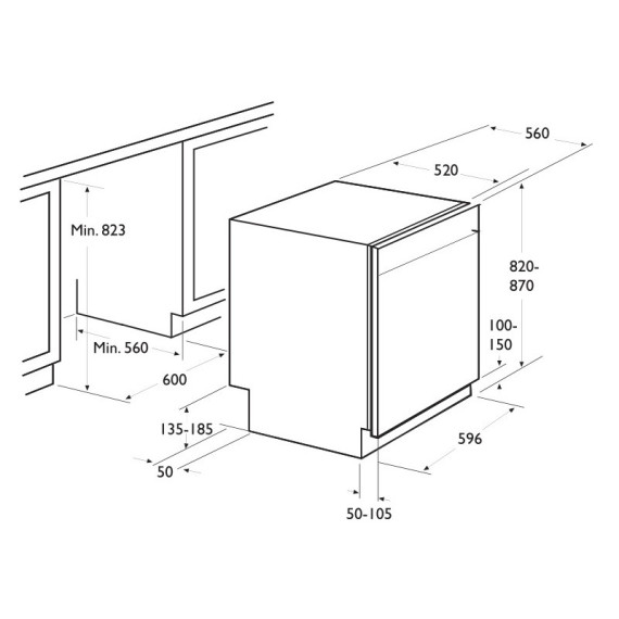 Lave-Vaisselle Focus F500X 12 Couverts / Inox