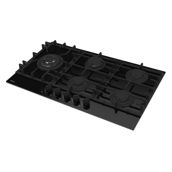 Plaque de cuisson Focus 90cm 5 Feux - Noir