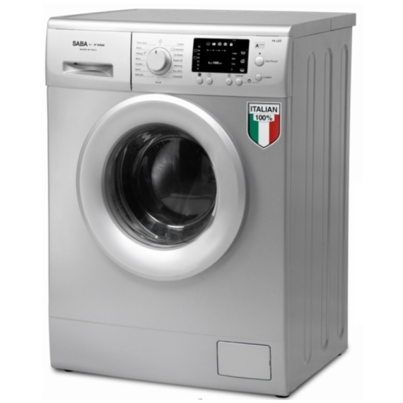 Machine à laver SABA 7 Kg - Silver