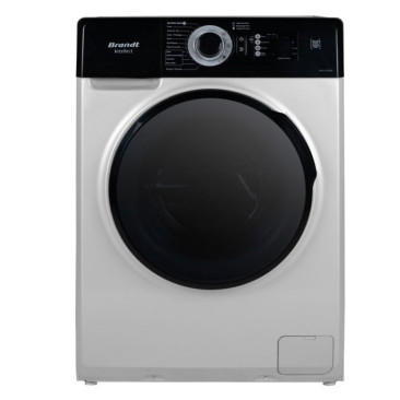 Lave Linge Frontal BRANDT Hublot BAM1052SDBL 10.5kg - Silver