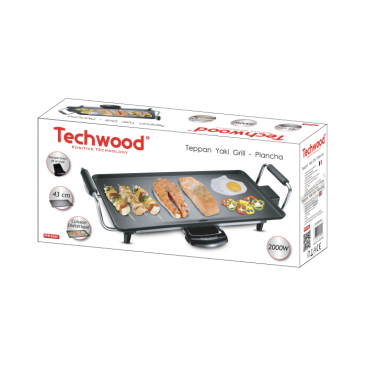 Grille Viande TTP-2343 TECHWOOD 2000W - Noir