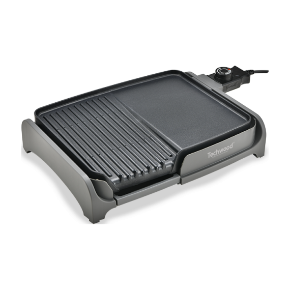 Grille à Viande & Teppan Yaki TECHWOOD TGD-3326 1600W - Noir