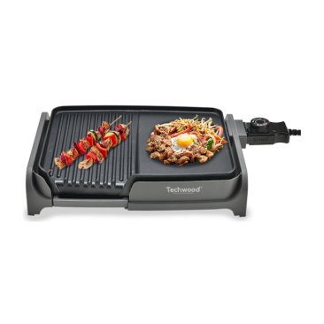 Grille à Viande & Teppan Yaki TECHWOOD TGD-3326 1600W - Noir