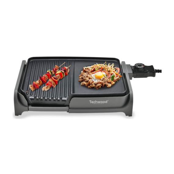 Grille à Viande & Teppan Yaki TECHWOOD TGD-3326 1600W - Noir