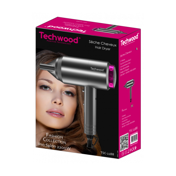 Sèche Cheveux Pro TECHWOOD TSC-2288 2200W