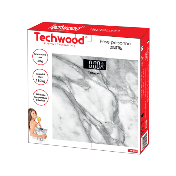 Pèse Personne Digitale TECHWOOD TPP-831