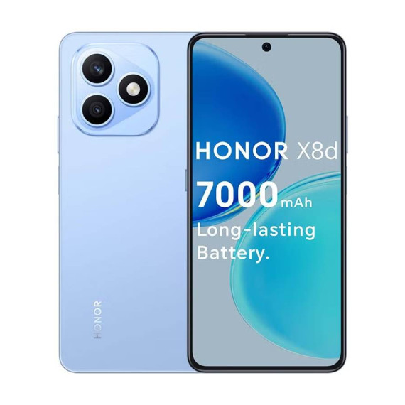 Smartphone Honor X8d 8Go 256Go Bleu