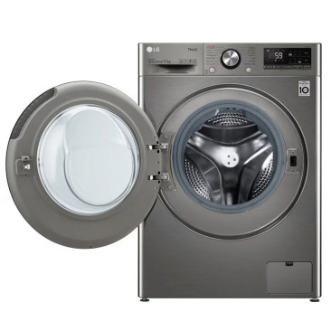 Machine à laver Automatique LG 11 KG - Essorage 1400 Tours - 60 Cm - F4Y5EYGYPV - Silver