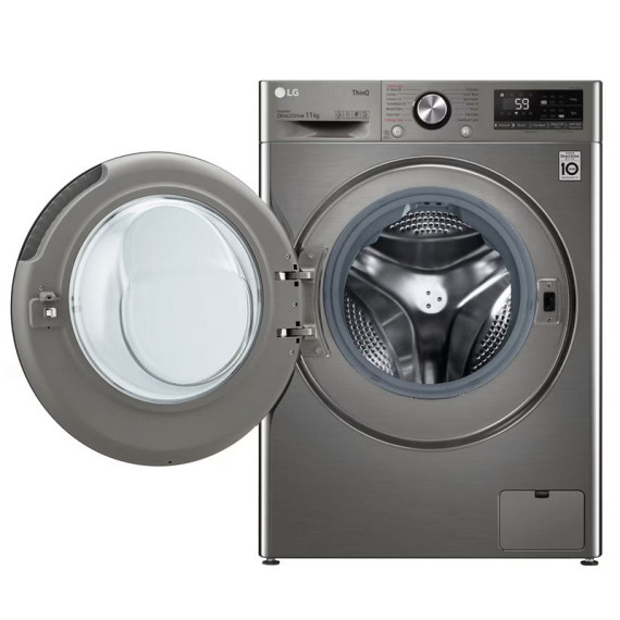 Machine à laver Automatique LG 11 KG - Essorage 1400 Tours - 60 Cm - F4Y5EYGYPV - Silver
