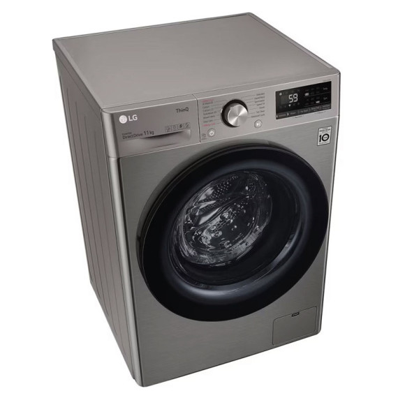 Machine à laver Automatique LG 11 KG - Essorage 1400 Tours - 60 Cm - F4Y5EYGYPV - Silver