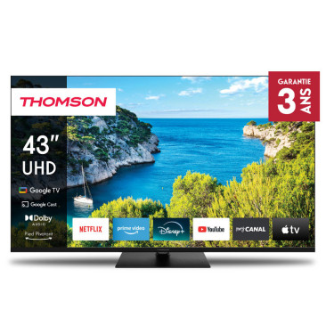 TV Thomson 43" UHD Google TV